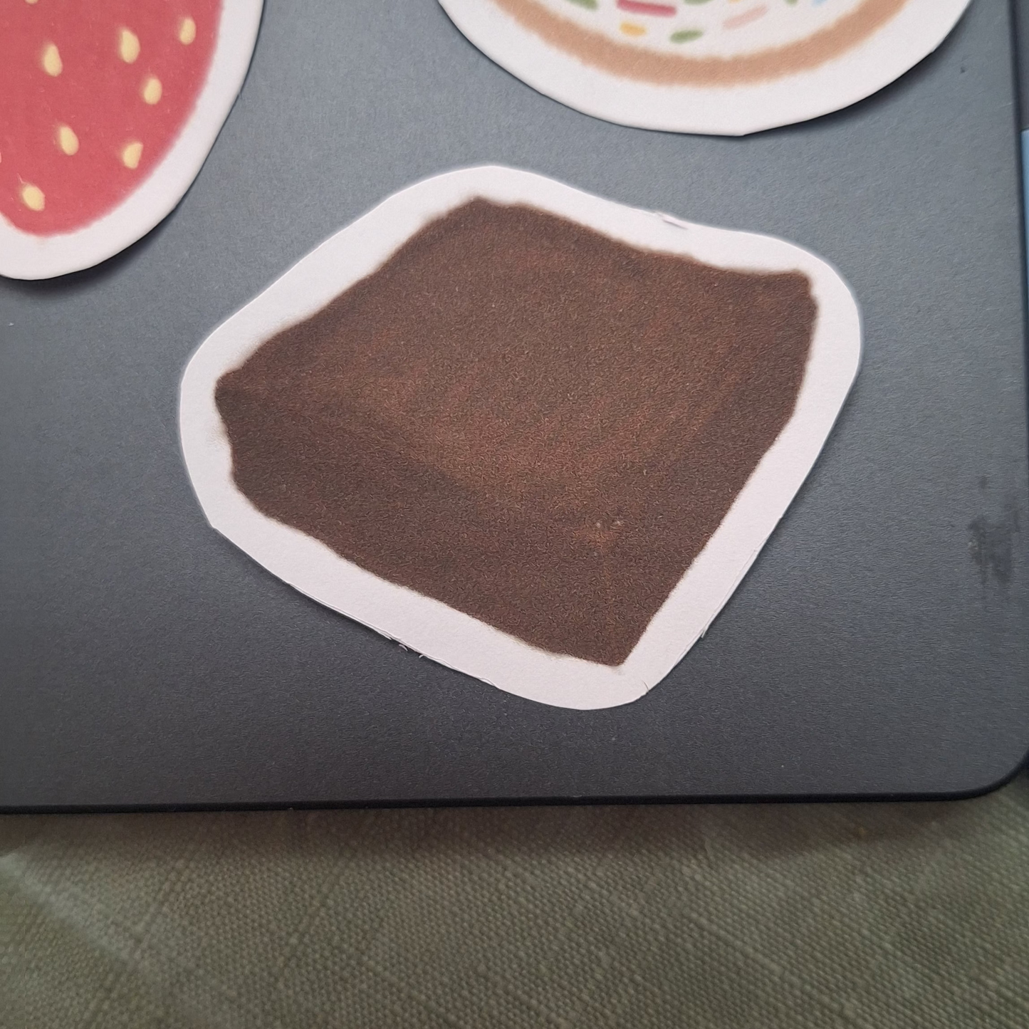 Classic Fudge Brownie Matte Sticker