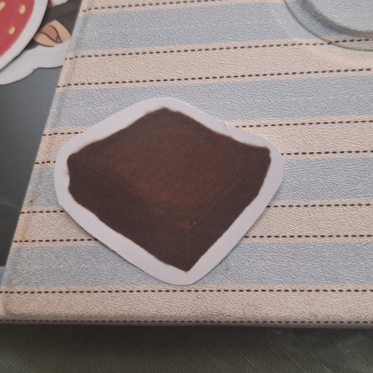 Classic Fudge Brownie Matte Sticker