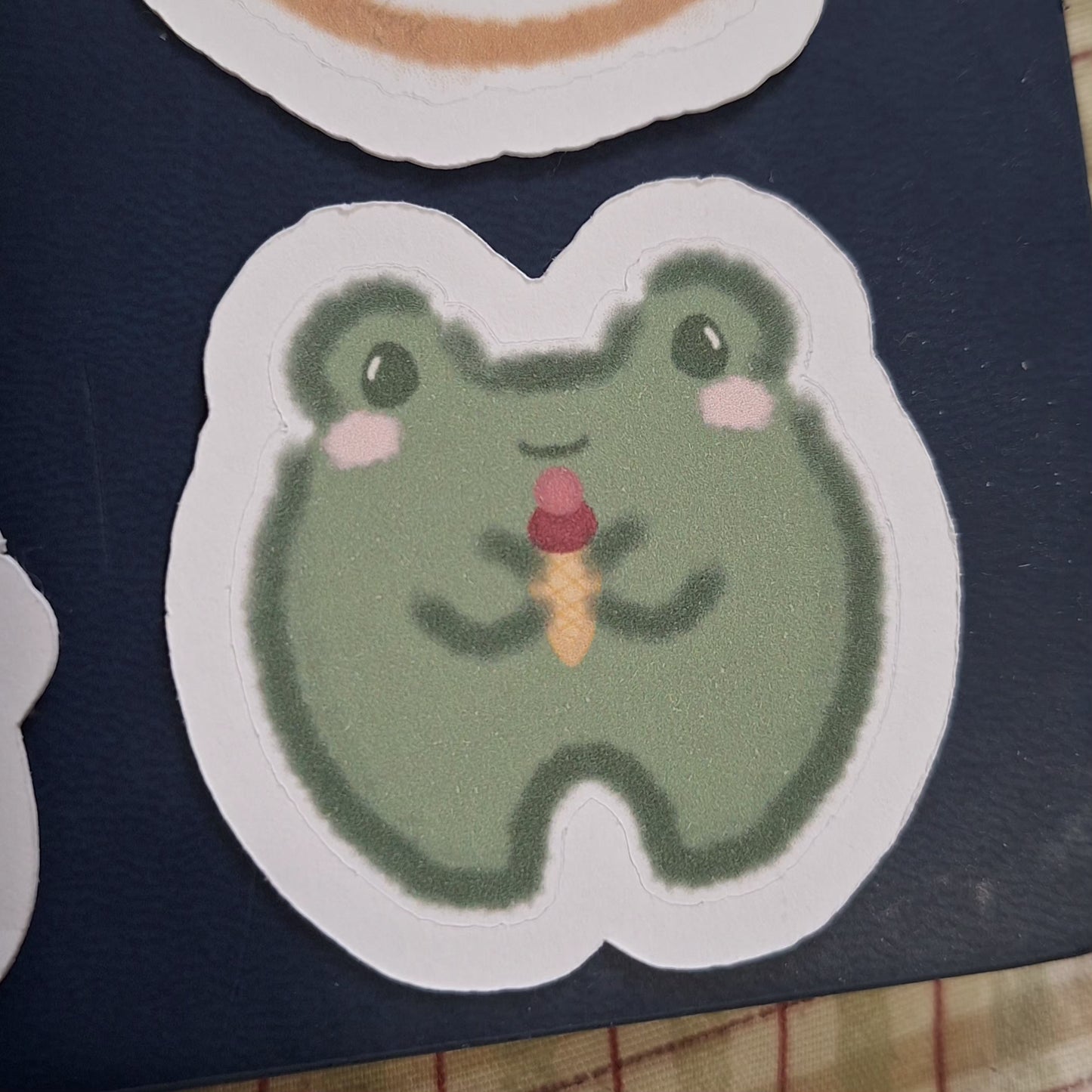Summer Froggy Matte Paper Sticker