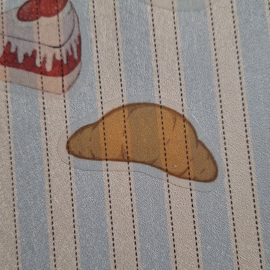 Clear Croissant Sticker
