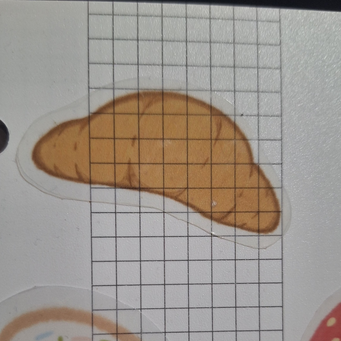 Clear Croissant Sticker