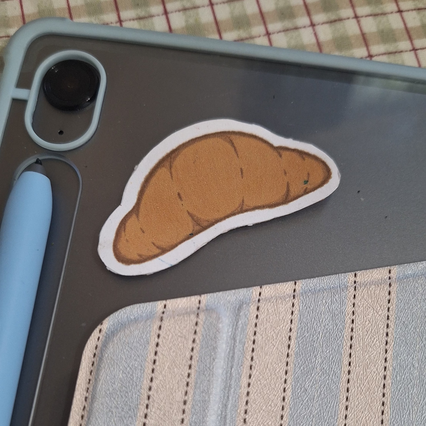 Croissant Matte Paper Sticker