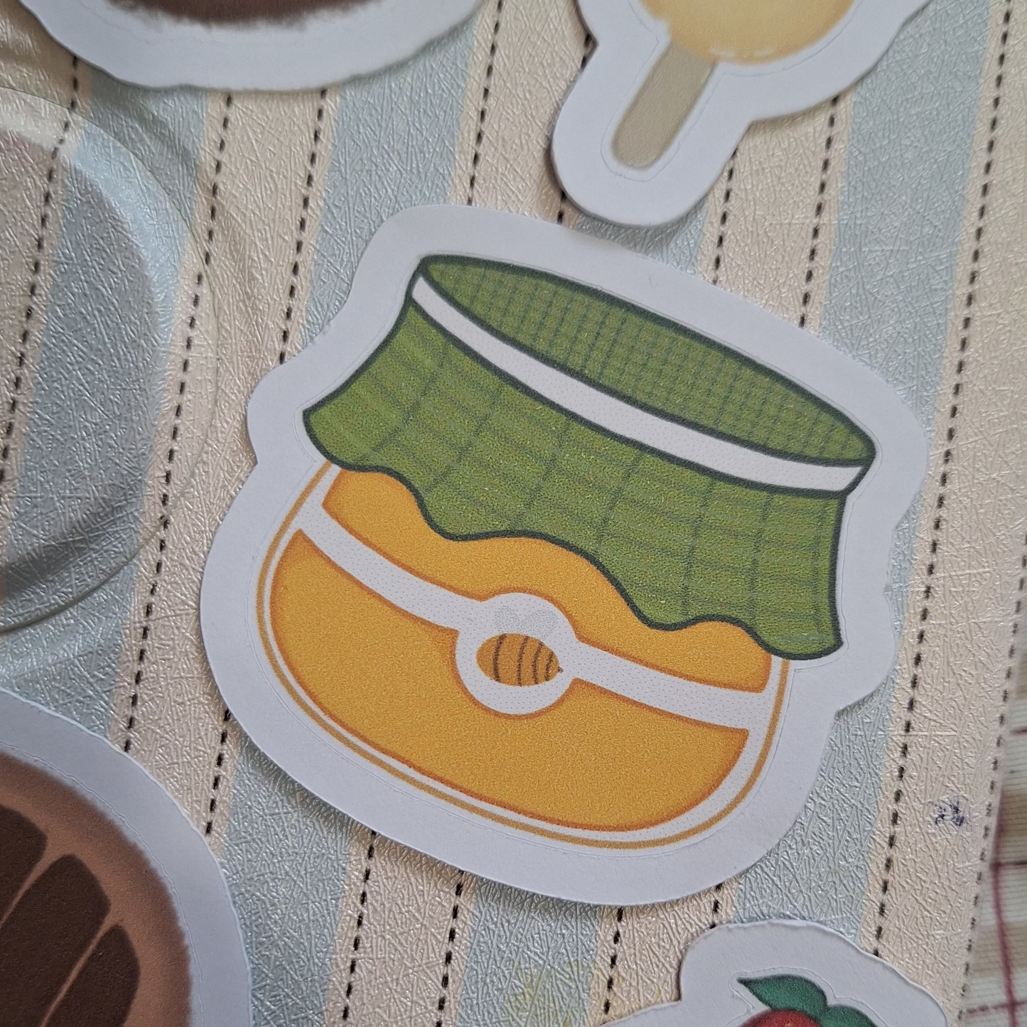 Honey Jar Matte Paper Sticker
