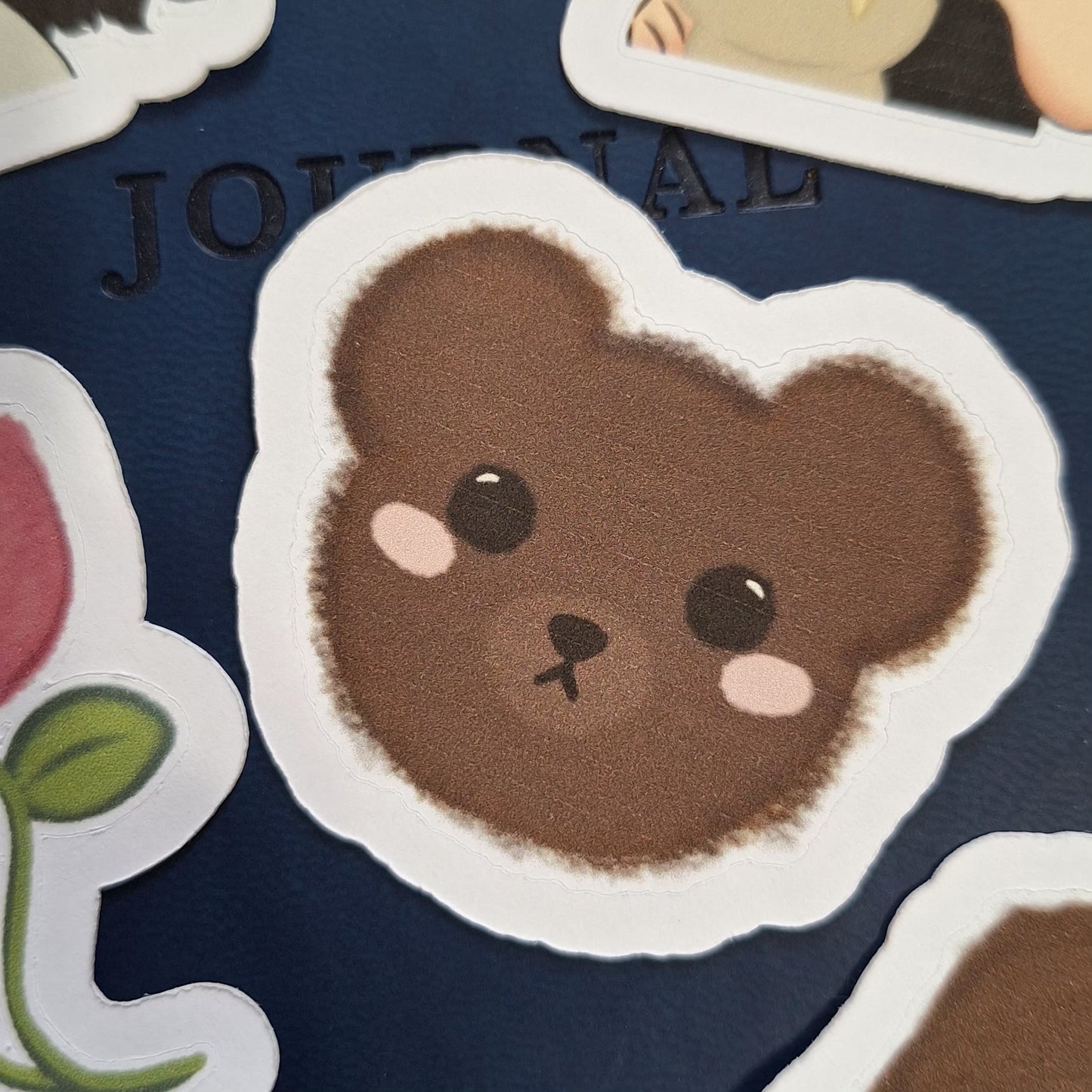 Chocolate Cookie Bear Sticker