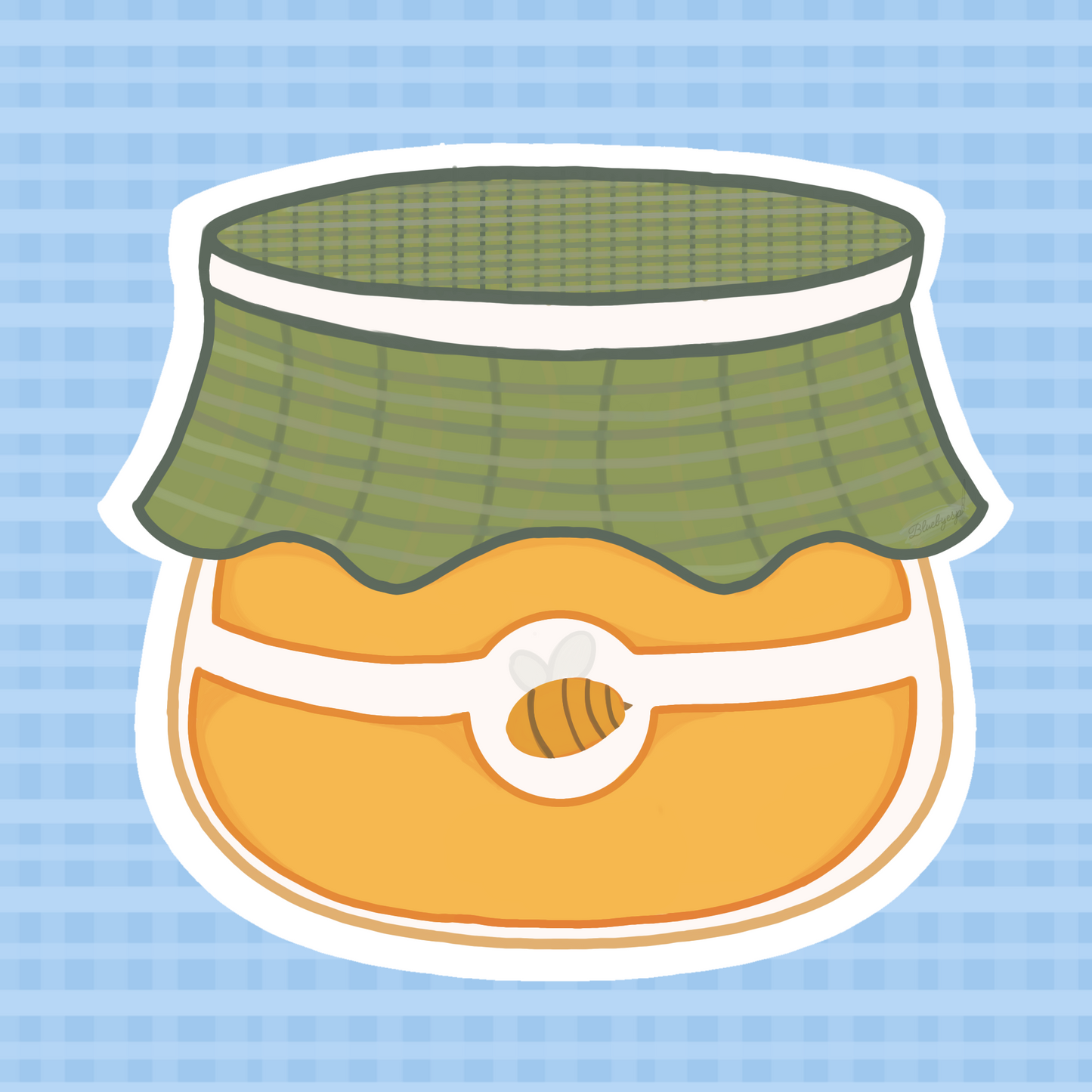 Clear Honey Jar Vinyl Sticker 🌿💛